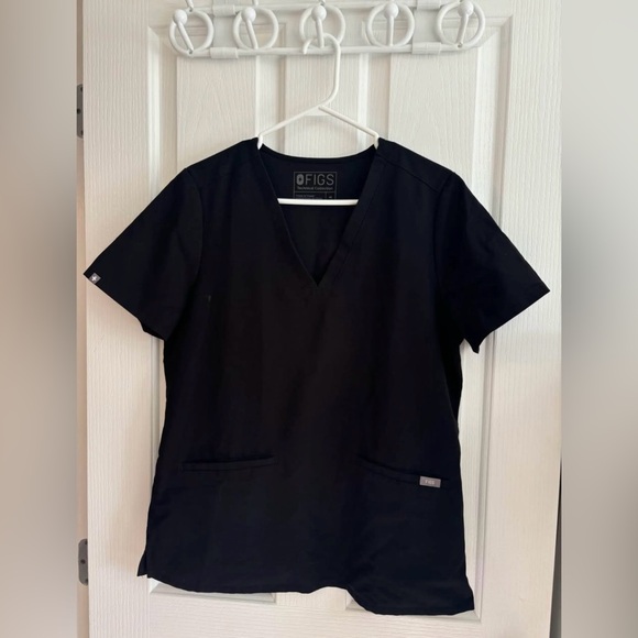 Figs Black Scrub Top - Picture 1 of 3
